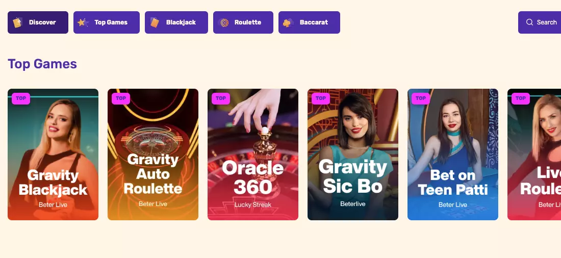 Let's Lucky Live Casino