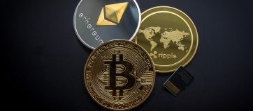 Bitcoin, ethereum and ripple cryptocurrency. Good for playing at a bitcoin casino